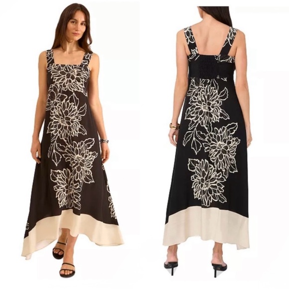 Vince Camuto Dresses & Skirts - VINCE CAMUTO
Women's Floral Square-Neck Smocked-Back Sleeveless
Maxi Dress Sz M